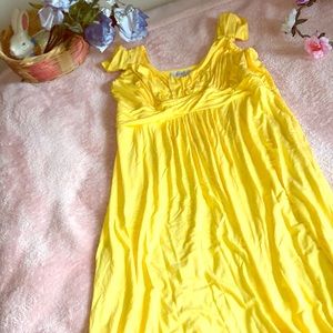 🐰 Easter Sundress Yellow Loft Medium Midi 🐰